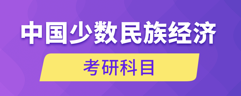 中國(guó)少數(shù)民族經(jīng)濟(jì)考研科目