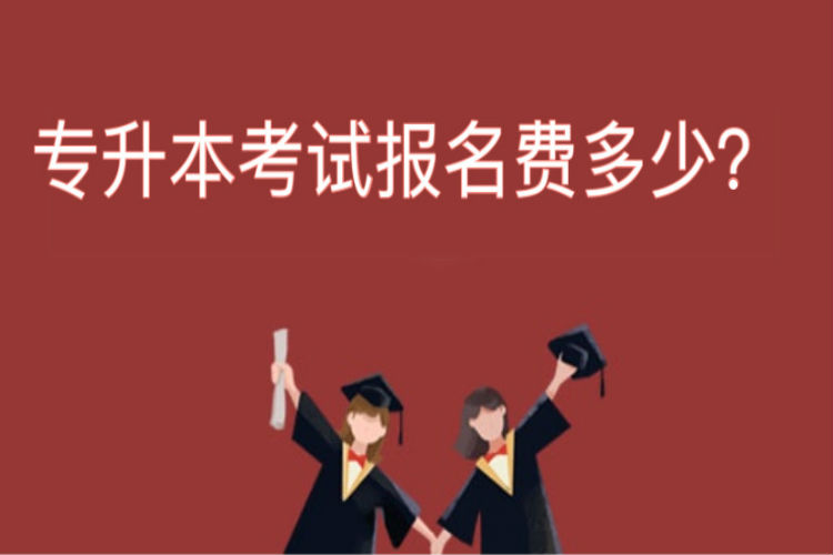 專升本考試報名費多少？