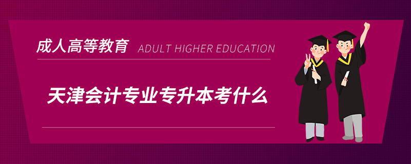 天津會(huì)計(jì)專(zhuān)業(yè)專(zhuān)升本考什么