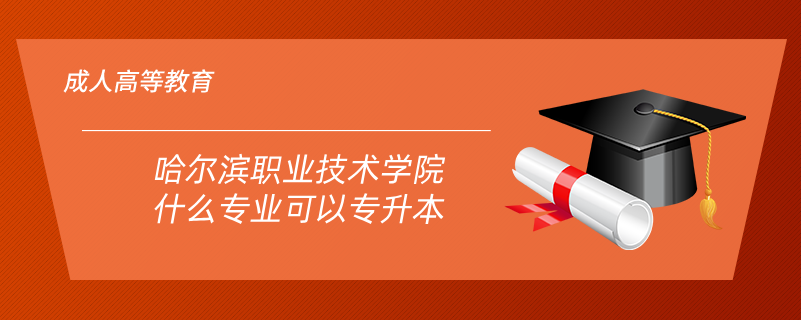 哈爾濱職業(yè)技術(shù)學(xué)院什么專業(yè)可以專升本