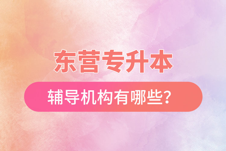 東營(yíng)專升本輔導(dǎo)機(jī)構(gòu)有哪些？