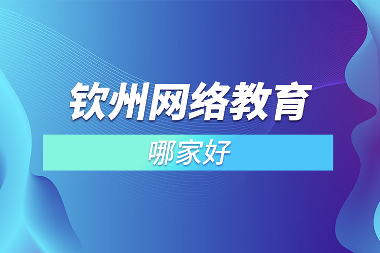 欽州網(wǎng)絡(luò)教育哪家好？