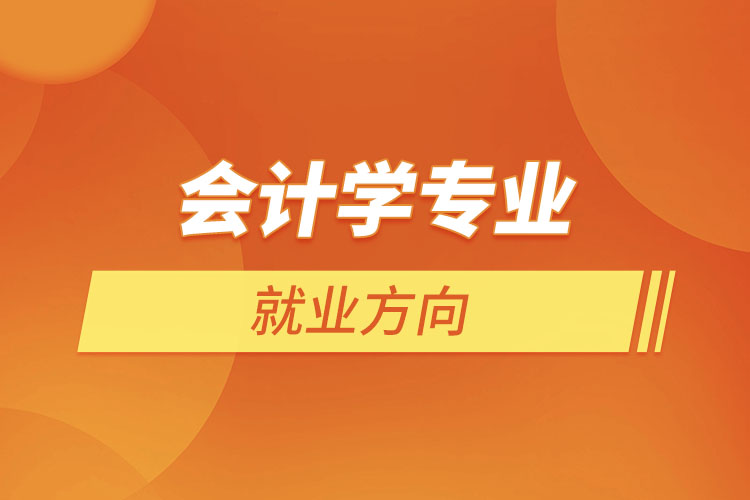 會計學(xué)專業(yè)就業(yè)方向