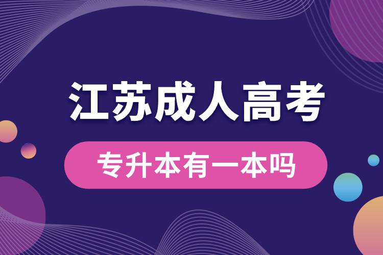 江蘇成人高考專(zhuān)升本有一本嗎.jpg