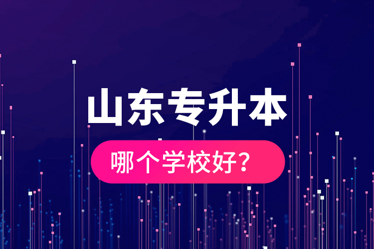 山東專升本哪個學校好？